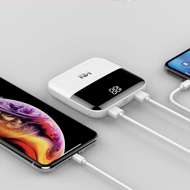 New Slim Fast Charging Power Bank 10000mAh Portable