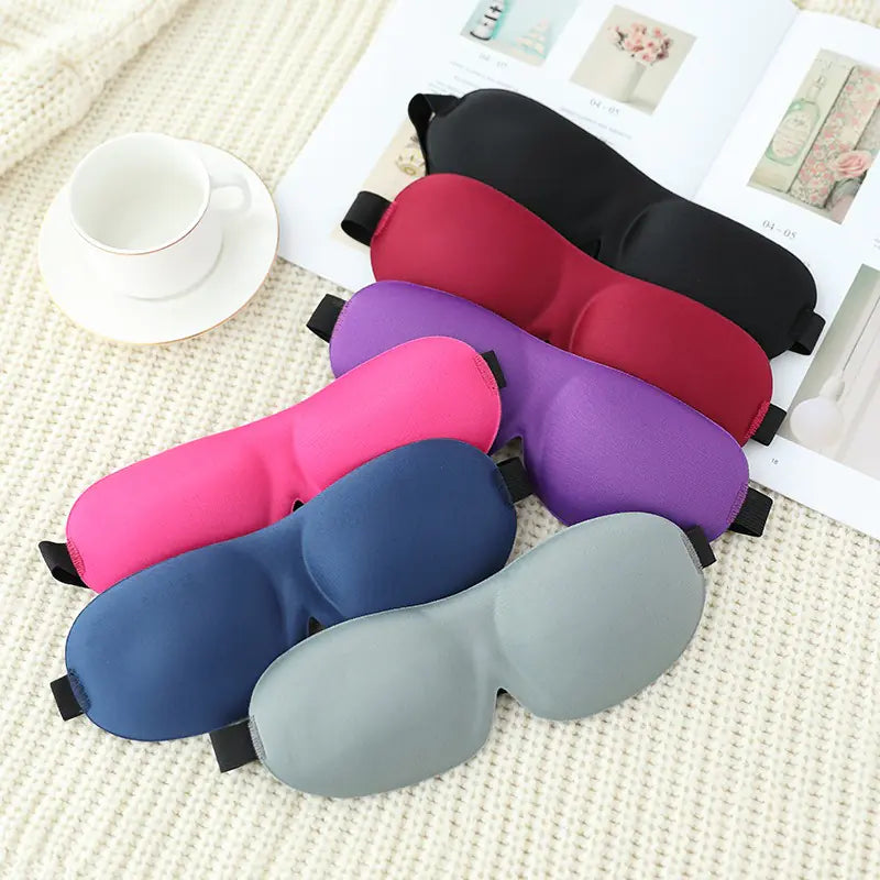 3D Multi-Color Sleep Eye Mask for Office & Travel