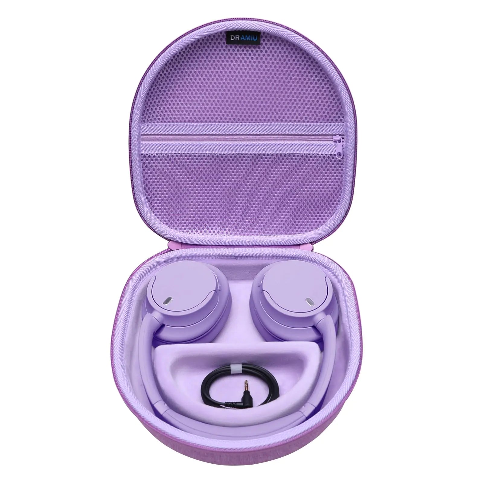 Headphone Case Compatible with JBL Tune 720BT/ 770NC/ Live 770NC/ JBL Live 660NC Bose Sony Skullcandy KVIDIO TOZO HT2 BERIBES Soundcore Bluetooth Headphones Purple Hard Shell