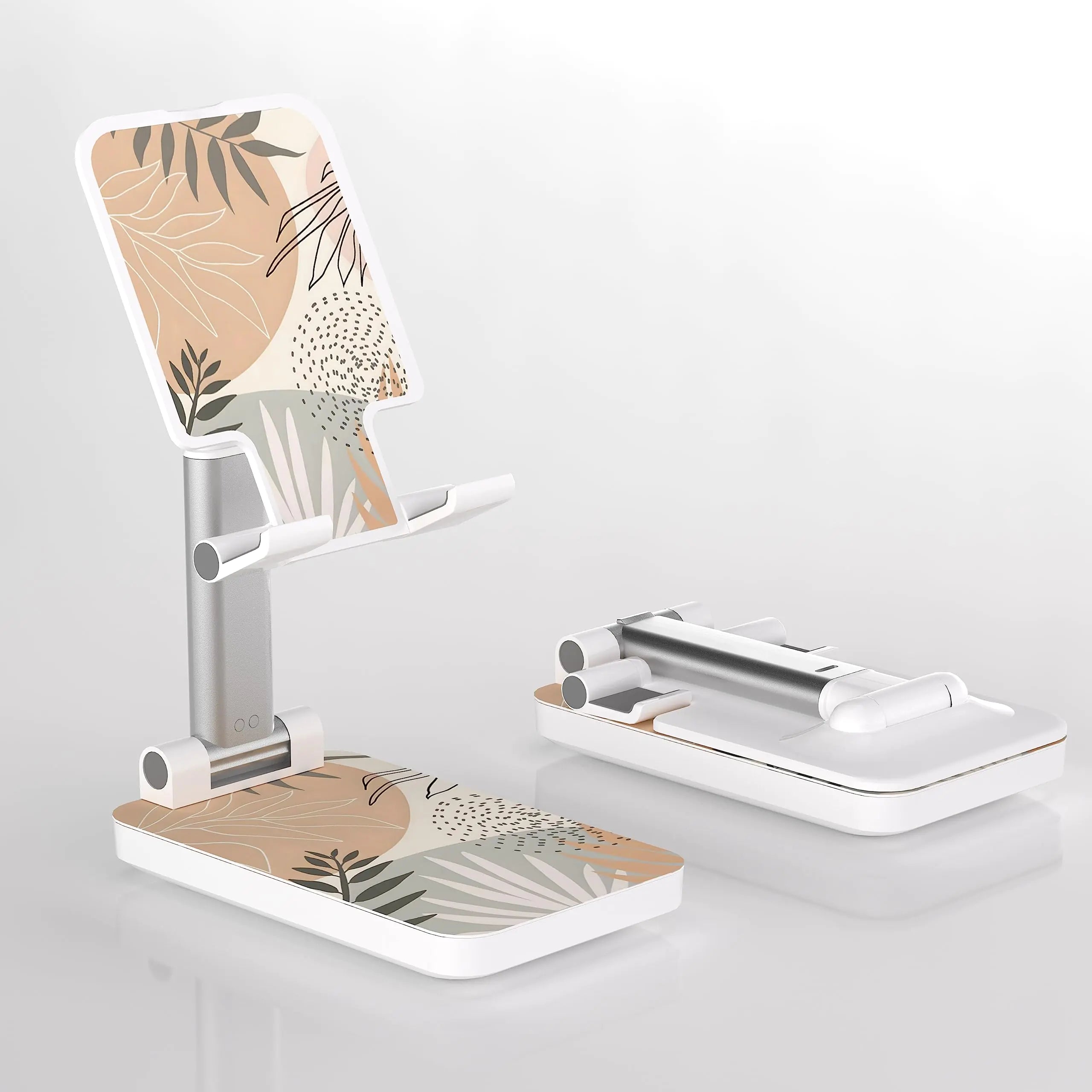 Weaninyiu Adjustable Foldable Phone Stand Portable and Versatile Suitable for iPhone iPad and Other Smart Devices