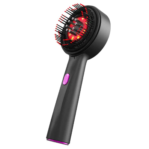 Vibrating Massage Comb with Red Light Therapy