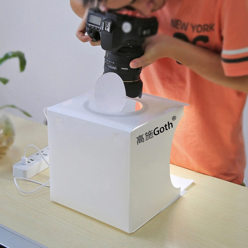 LED Ring Photo Studio Portable Lighting Kit (3 Colors)