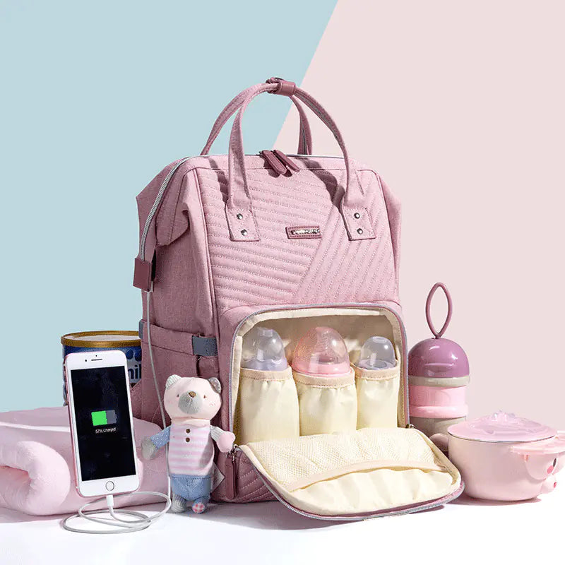 2024 Stylish Multifunctional Mommy Backpack for Travel