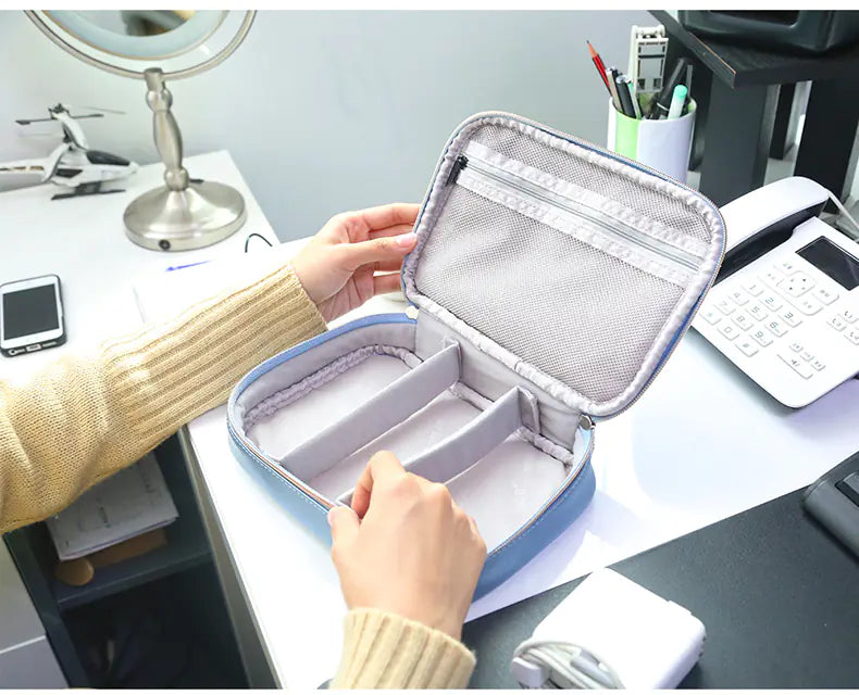 Data Cable Organizer Bag for Travel and Accessories