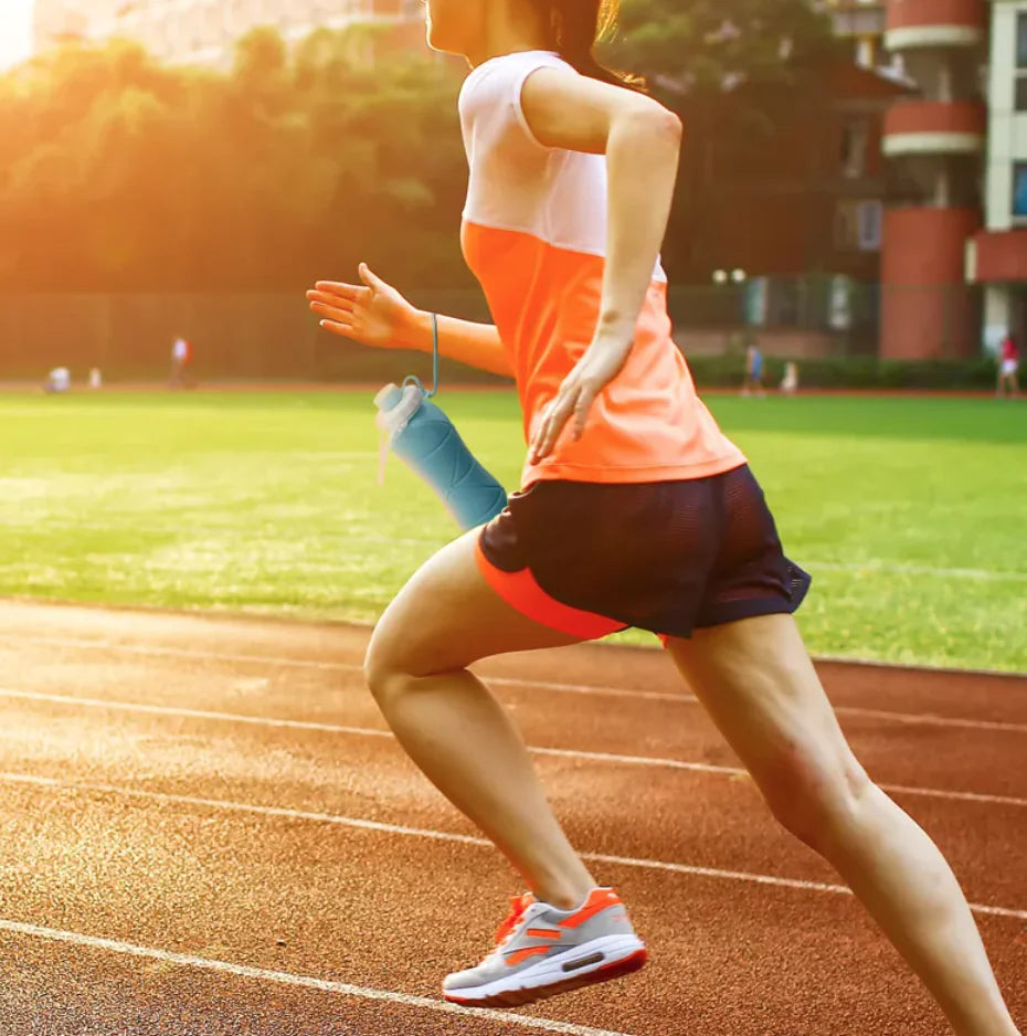 Collapsible Silicone Sports Water Bottle