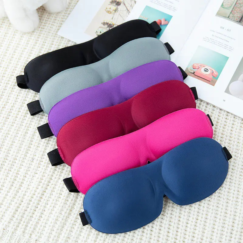 3D Multi-Color Sleep Eye Mask for Office & Travel