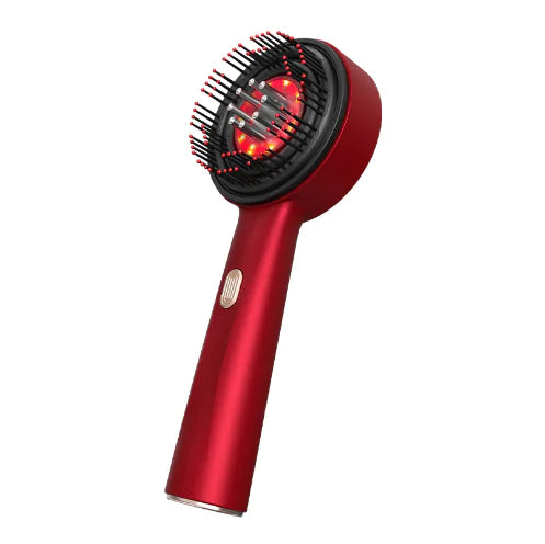 Vibrating Massage Comb with Red Light Therapy