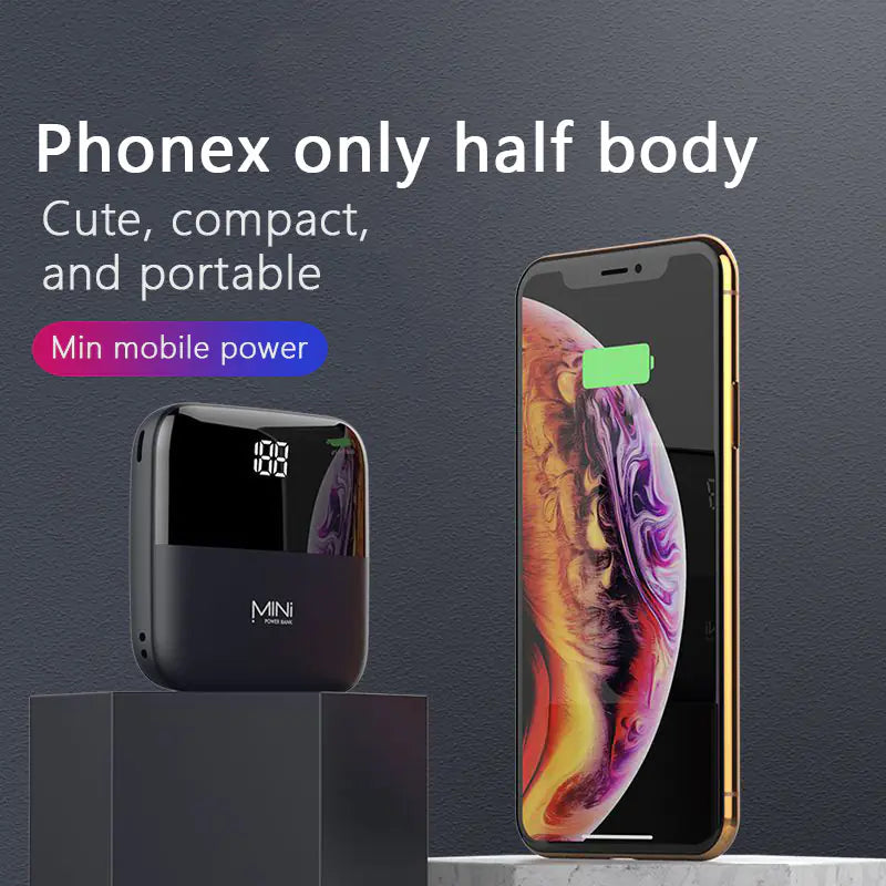 New Slim Fast Charging Power Bank 10000mAh Portable