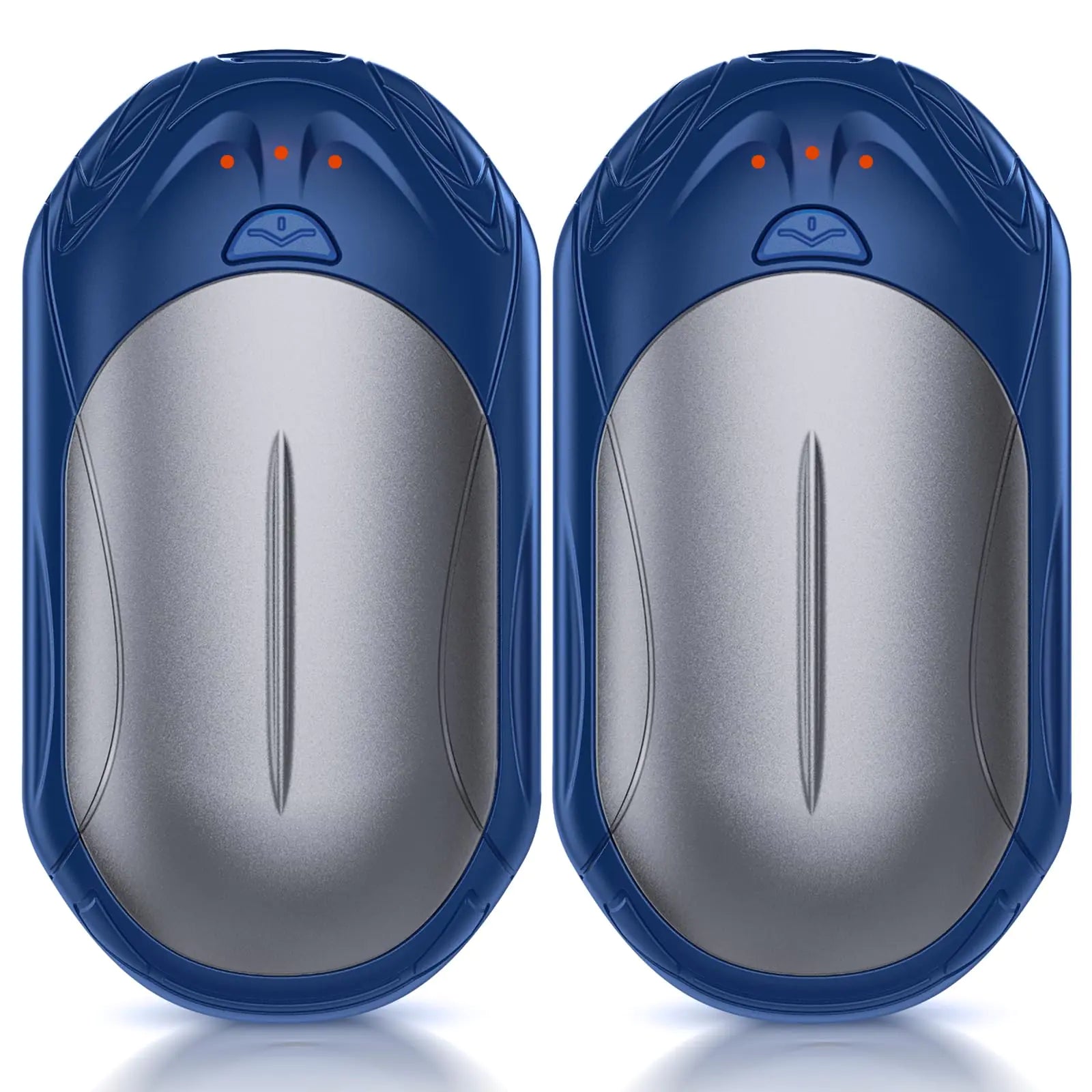 Smart Heat 6000mAh Rechargeable Hand Warmers Twin Pack - Blue