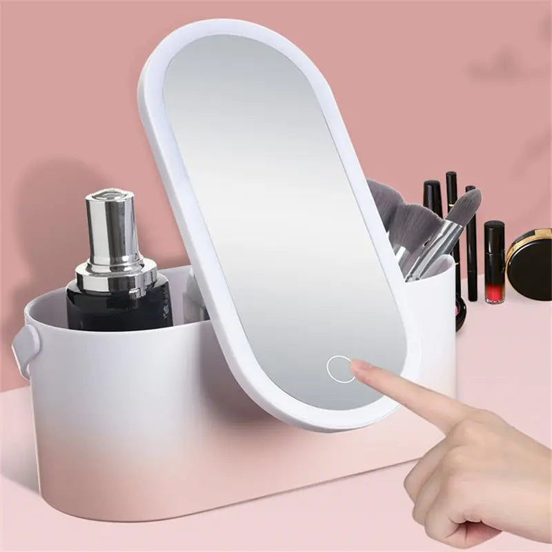 Portable LED Vanity Mirror with Carrying Case