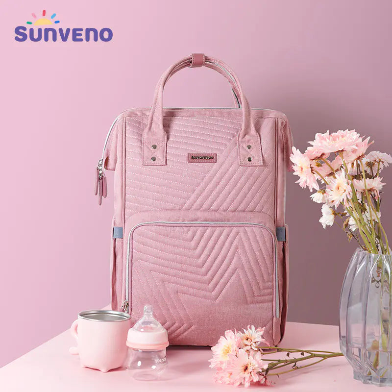 2024 Stylish Multifunctional Mommy Backpack for Travel