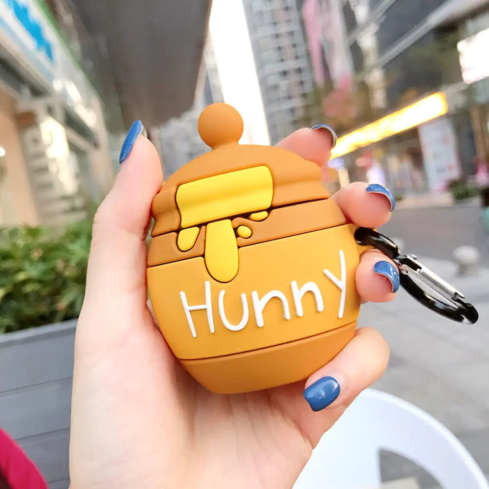 HunnyPods Soft-Touch Silicone Case for AirPods 1 & 2