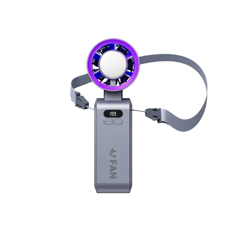 Cooling Ice Compress High-speed Violent Handheld Fan