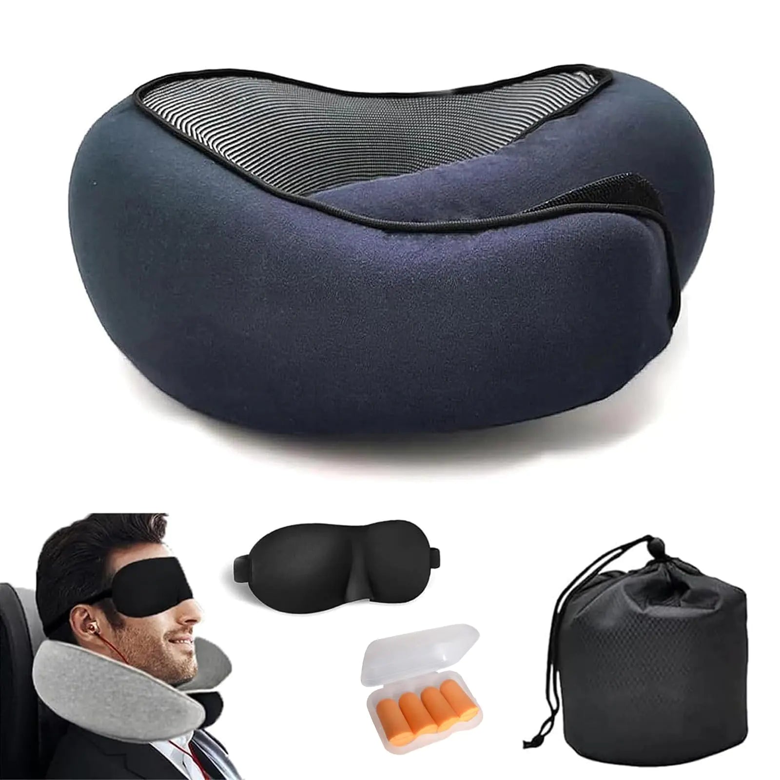 2025 Airplane Memory Foam Neck Pillow