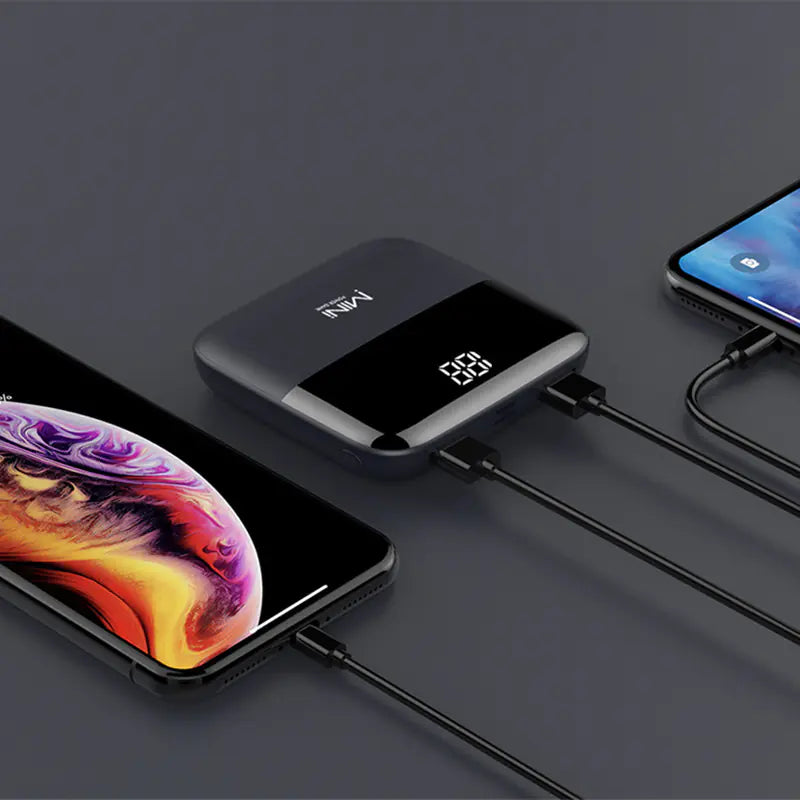 New Slim Fast Charging Power Bank 10000mAh Portable