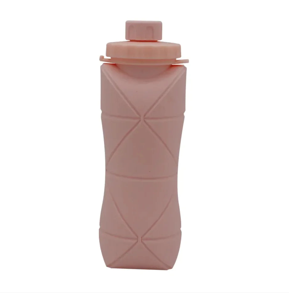 Collapsible Silicone Sports Water Bottle